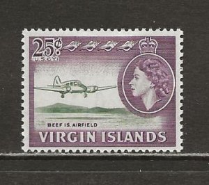 Virgin Islands Scott catalog #154 Unused HR See Desc