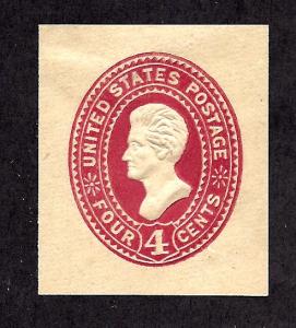 U328 Mint... Cut Square... SCV $8.00