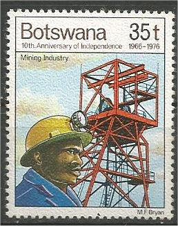 BOTSWANA, 1976, MNH 35t, Mining industry Scott 173