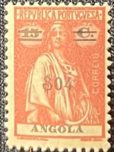 Angola, 1921, SC 229, Variety, MNH, Perf 12x11.5