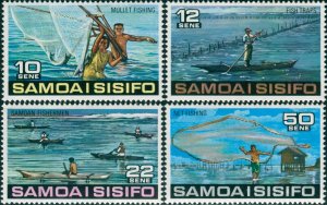 Samoa 1976 SG465-468 Fishing set MNH