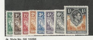 Northern Rhodesia, Postage Stamp, #25//40 Mint Hinged, All Diff., 1938-52, JFZ