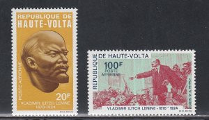 Burkina Faso # C76-77, Lenin, Mint NH, 1/2 Cat.