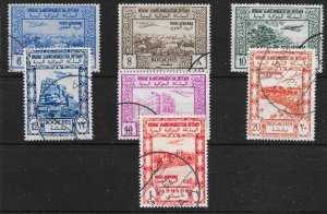 YEMEN SG81/7 1951 DEFINITIVES USED*