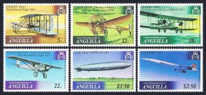 Anguilla 355-360, MNH. Michel 353-358. Aviation, Concorde, Zeppelin, 1979.