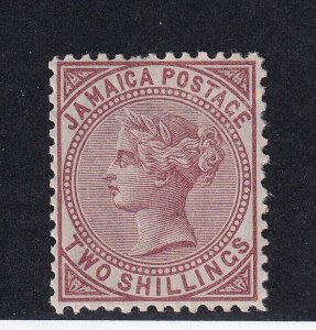 Jamaica Scott # 14 F-VF OG previously hinged nice color cv $ 50 ! see pic !