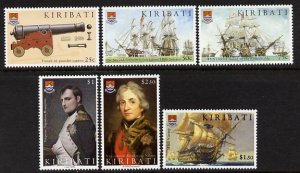 KIRIBATI - 2005 - Battle of Trafalgar - Perf 6v Set - Mint Never Hinged