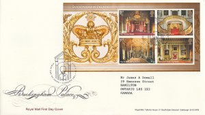 Great Britain 2014 FDC Sc #3285 Sheet of 4 Buckingham Palace