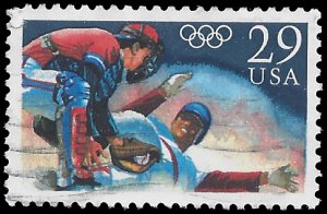 #2619 29c Olympic Baseball 1992 Used