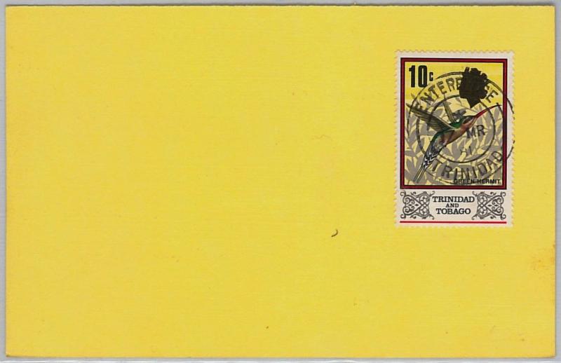 TRINIDAD & TOBAGO postal history - CARD with nice postmark: ENTERPRISE 1981