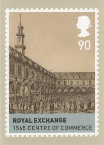 Great Britain 2009 PHQ Card Sc 2659d 90p Royal Exchange 1565 Centre of Commerce