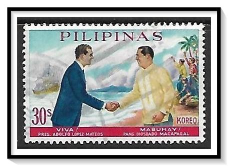 Philippines #897 Presidents Mateos & Macapagal Used