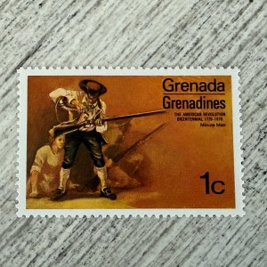 Grenada Grenadines #92 MNH, 1c, Minuteman,  2024 SCV $0.25