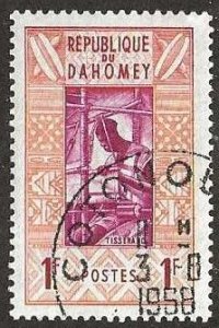 Dahomey 141 used. 1963. (D308)