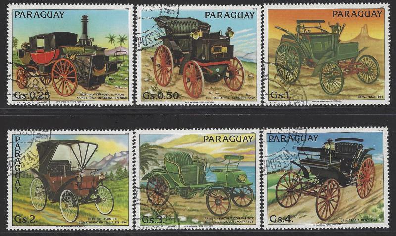 Paraguay Scott # 2081a - 2081f, used