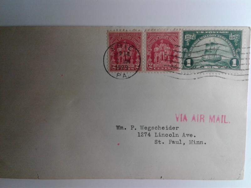 SCOTT # 614 AND 2 SCOTT # 680  POSTAL HISTORY