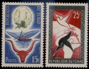 Chad 1959 SC# 64-5 MNH E90