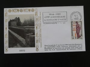 world war II ww2 commemoration of Ascq massacre cover France 1989