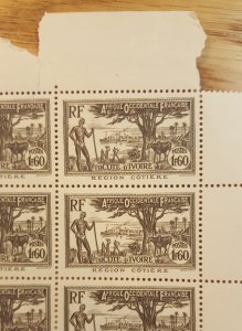 Ivory Coast #142* NH  Full sheet of 50  CV $37.50