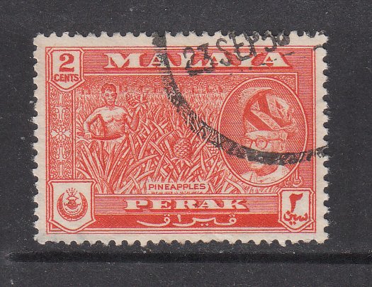 Malaya Perak 1957 Sc 128 2c Used