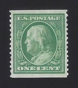 US #352 1909 Green Wmk 191 Perf 12 Vert Mint NG VF Scv $95