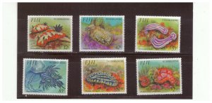 FIJI SC.692-7 1993 SEA SLUGS COMPLETE SET MNH YE10