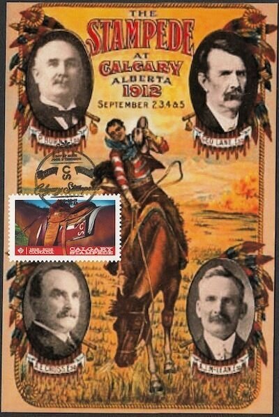 CANADA #2547 CALGARY STAMPEDE MAXIMUM CARD #4