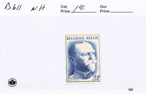 BELGIUM  B611   MNH