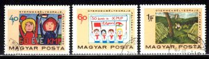 Hungary #1934-36 ~ Cplt Set of 3 ~ Ucto, HM   (1968)