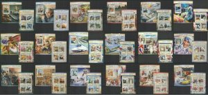 Eb136 2016 Djibouti Space Transport War Sport Orchids !!! 18Kb+18Bl Mnh