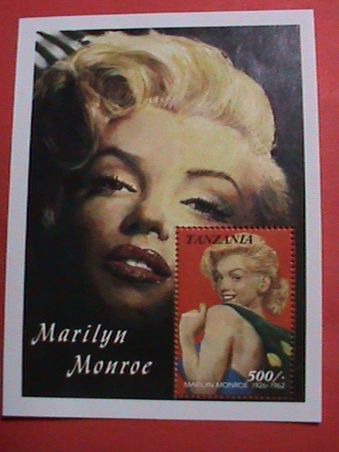 TANZANIA STAMP: 1962  MARILYN MONROE: MNH  S/S SHEET .VERY RARE.