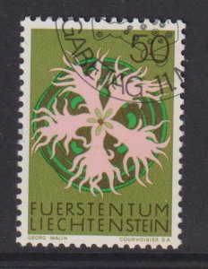 Liechtenstein   #483  cancelled  1971    native flowers  50rp