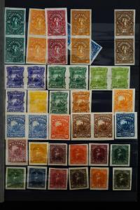 South America 1800's Stamp Proof Collection Good Honduras & El Salvador Sections