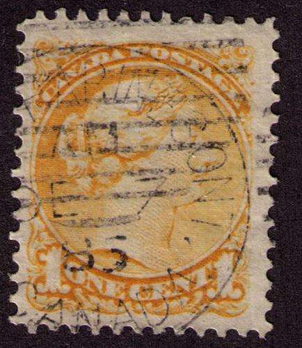 Canada  # 35 Used VF with VF  CDS AM De7/85 cancel