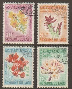 Laos #152-5 Used (flowers)