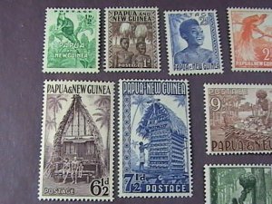 PAPUA/NEW GUINEA # 122-136-MINT/HINGED-COMPLETE SET----QEII----1952