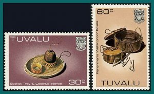 Tuvalu 1984 Handicrafts 2, MLH #188A,192A,SG205a,SG209a