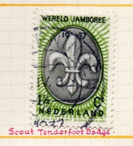 Netherlands 1937 Early Issue Fine Used 1.5c. NW-159016