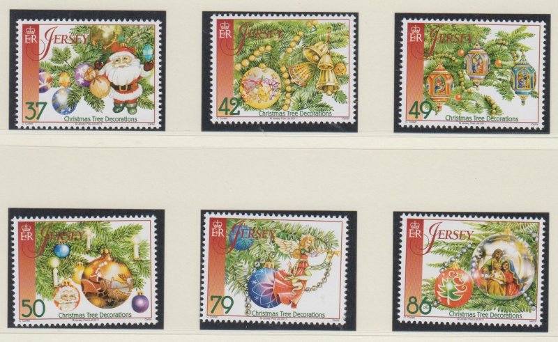 Jersey 2011,   Christmas Decorations set 6 unmounted mint , NHM