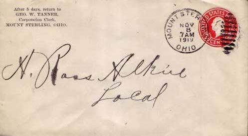 United States, Postal Stationery, Ohio