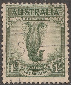 Australia, stamp,  Scott#141  used,  hinged,  bird, #A-141
