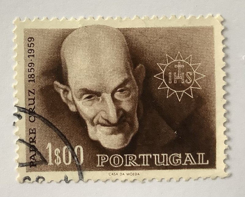 Portugal 1960 Scott 855 used - 1e,  Father Cruz, Father of the Poor