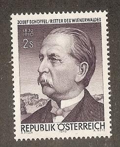 AUSTRIA  858 MNH 1970 JOSEF SCHOFFEL