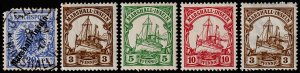 Marshall Islands Scott 10, 13-15, 26 (1900-01) Mint/Used H G-VF, CV $25.30 C