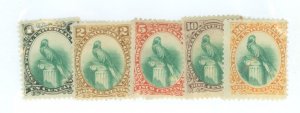 Guatemala #21-5 Unused Single (Complete Set)