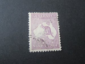 Australia 1915 Sc 50 kangaroos FU