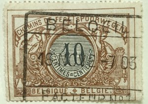 AlexStamps BELGIUM #Q29 FINE Used SON