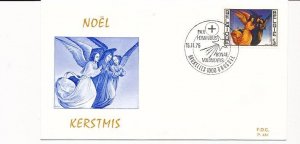 D73275 Belgium FDC P.461 Christmas 1975 Bruxelles Brussel