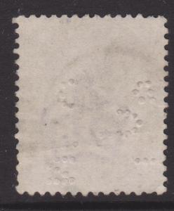 Great Britain 1881 QV Sc#89 Private Perfin Used