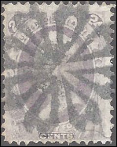 153 Used... SCV $210.00... Circle of Hearts fancy cancel